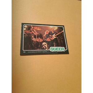 Vintage 1979 Raincloud Productions Queen Trading Card #51 Rock Band Memorabilia